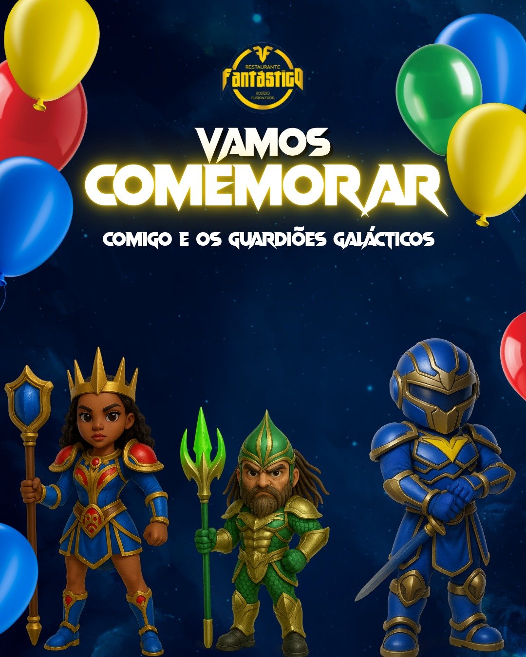 Convite Guardiões Fantástico